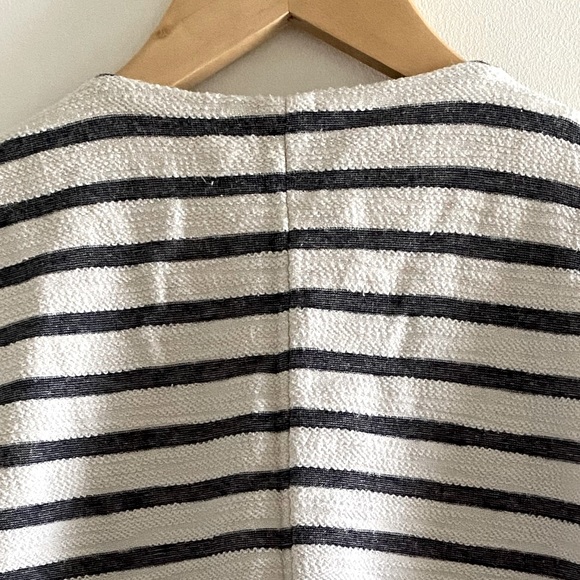Striped Zipper Cardigan - Cotton - Lou and Grey by Loft - Picture 5 of 5